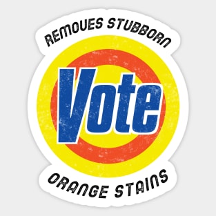 Vote - Removes Stubborn Orange Stains Sticker